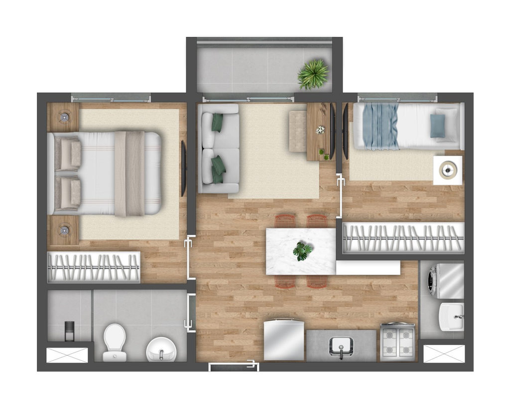 Apartamento, 2 quartos, 38 m² - Foto 18
