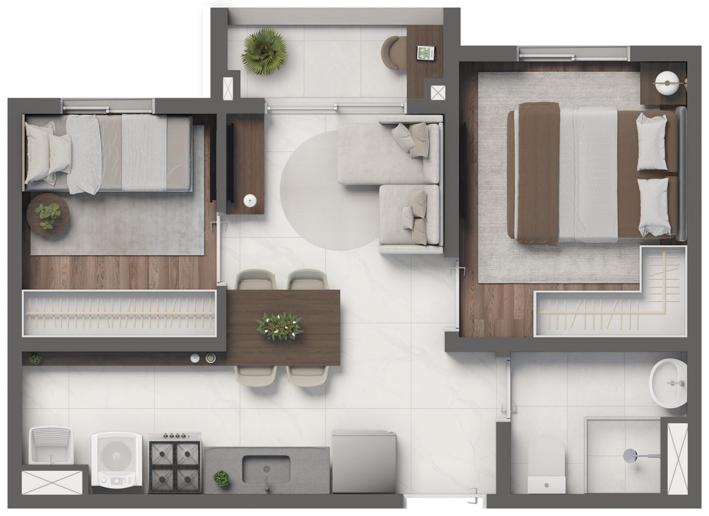 Apartamento, 1 quarto, 24 m² - Foto 36