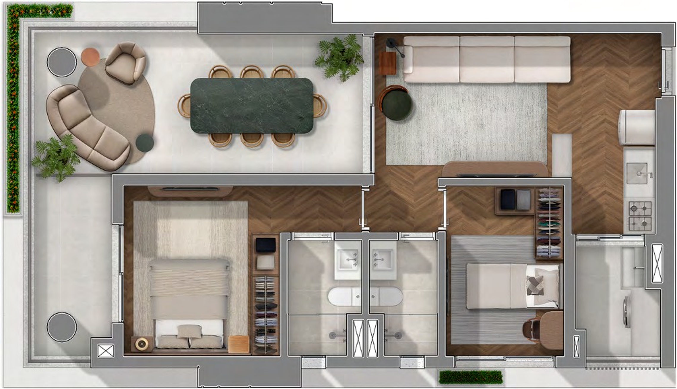 Cobertura, 1 quarto, 91 m² - Foto 26