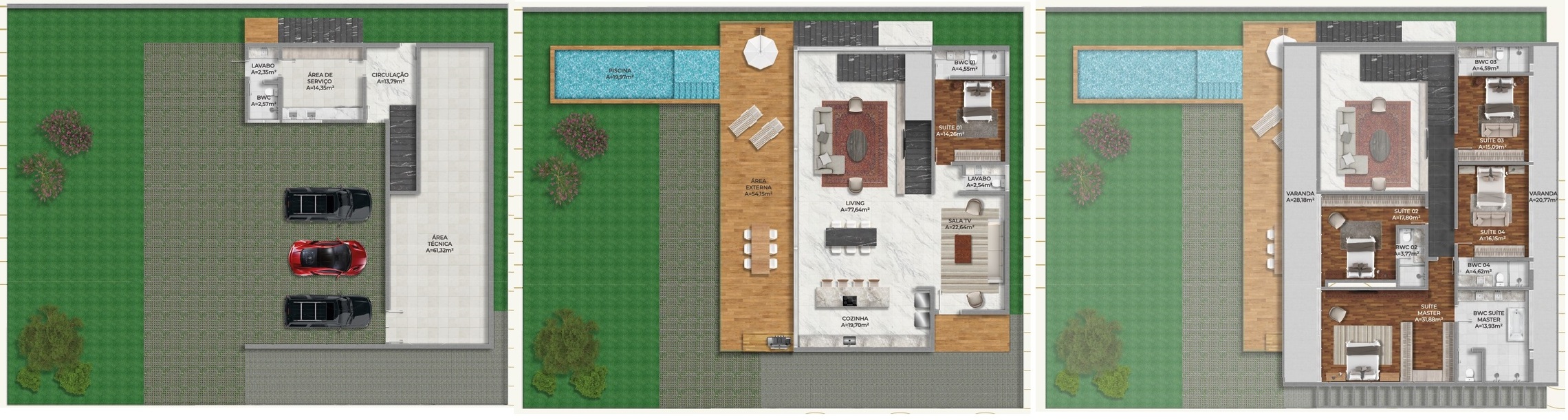 Planta 04 - 5 dorm 715 29m²