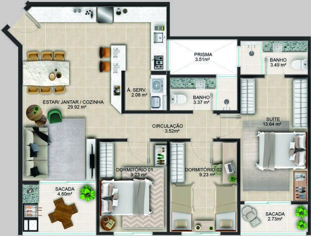 Mirante dos Corais - Coral Construtora