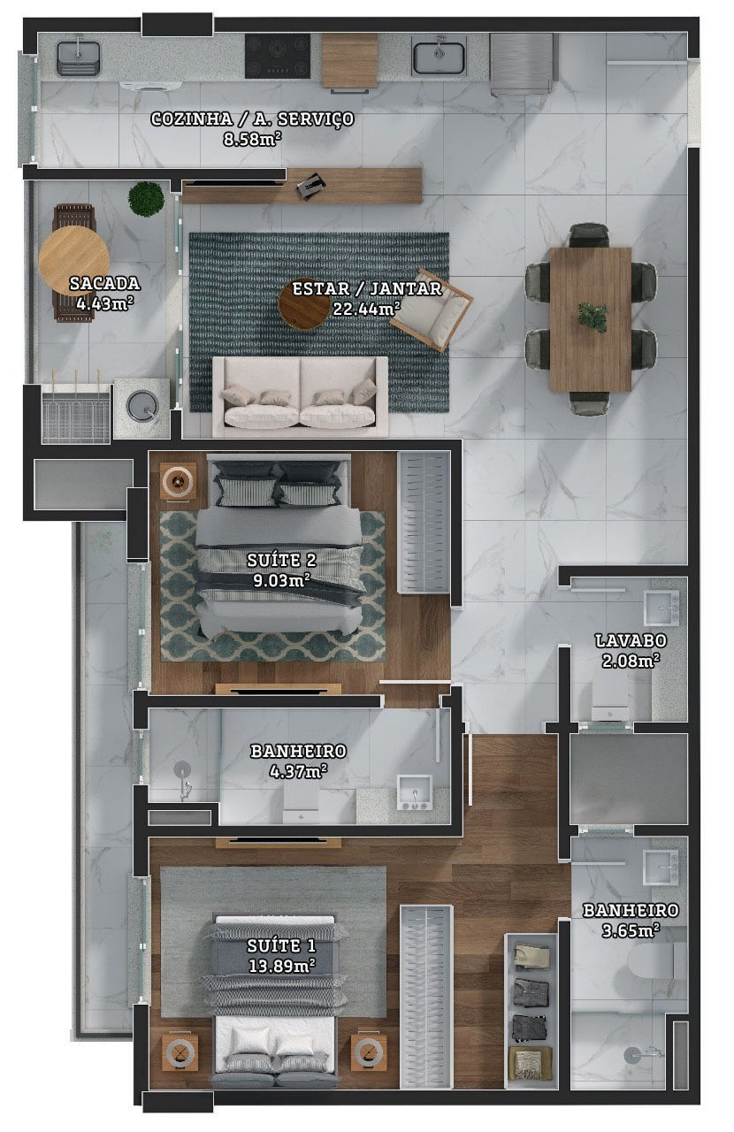 Brooklyn 365 Residence - Mussi Empreendimentos Brooklyn 365 Residence - Mussi Empreendimentos