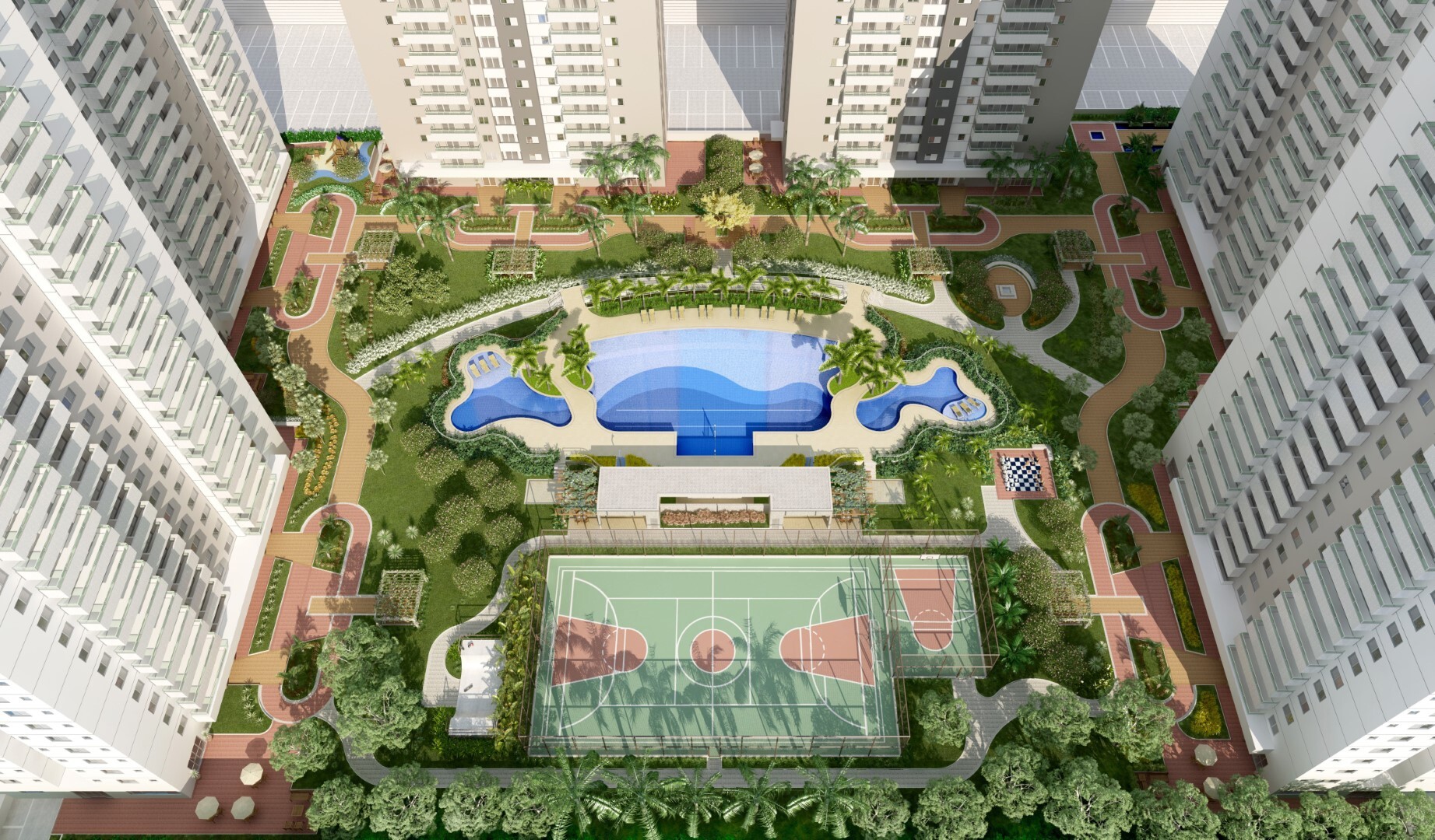 Residencial Multifamiliar de 2 quartos, 59m² no bairro Residencial Granville, em Goiânia | Eu Corretor