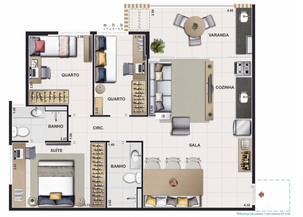 Jardim da Barra - Calçada