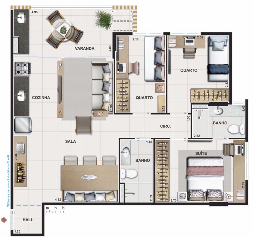 Jardim da Barra - Calçada