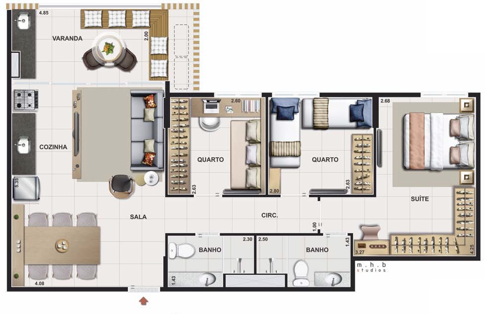 Jardim da Barra - Calçada