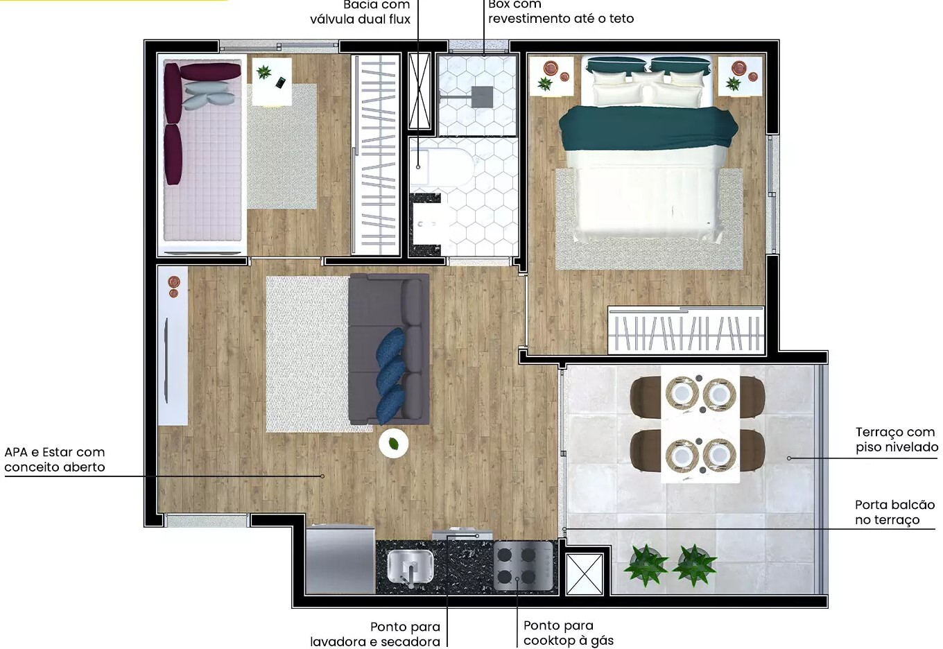 Apartamento, 1 quarto, 28 m² - Foto 12