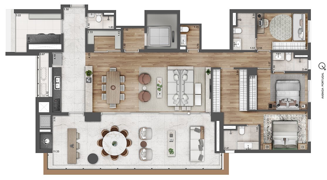 Apartamento, 4 quartos, 228 m² - Foto 10