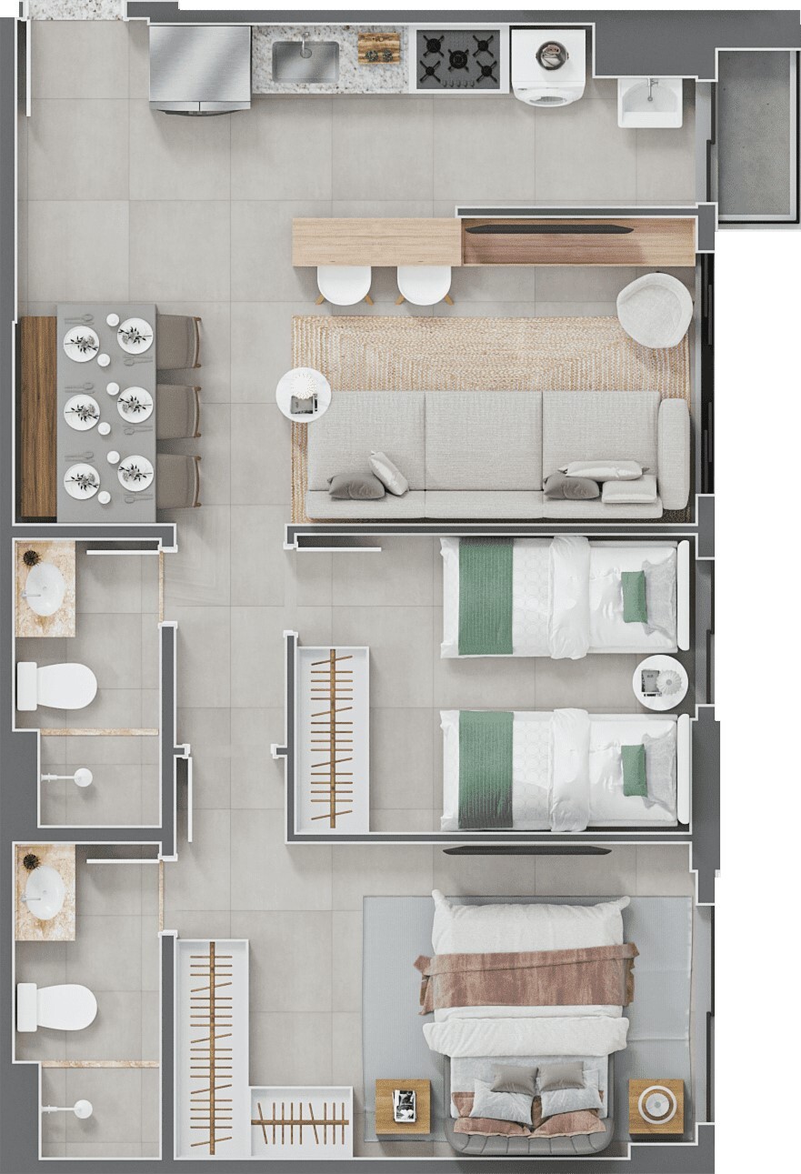 Orby Flamboyant - Partini