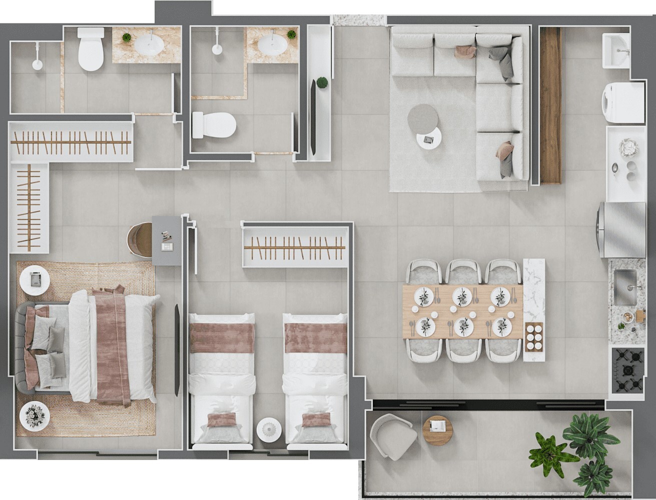 Orby Flamboyant - Partini