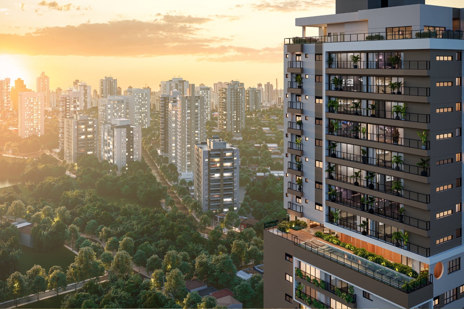 Residencial Multifamiliar de 2 quartos, 65m² no bairro Jardim Goiás, em Goiânia | Eu Corretor