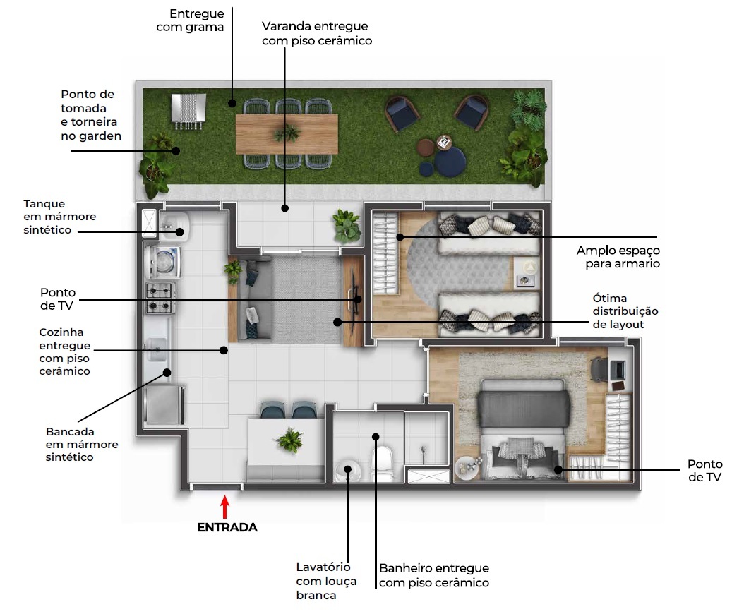 One Residencial - Longitude Incorporadora SP Interior