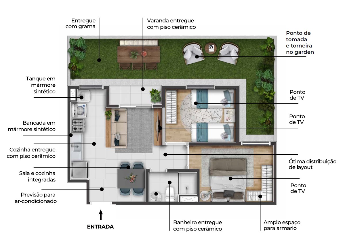One Residencial - Longitude Incorporadora SP Interior