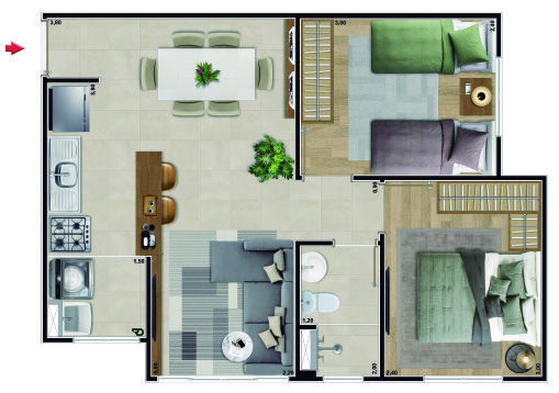 Olinda Ellis Residencial Jerivá - Fase 2 Olinda Ellis Residencial Jerivá - Fase 2