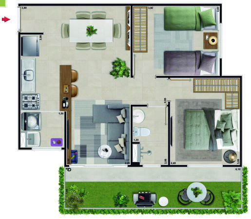 Olinda Ellis Residencial Jerivá - Fase 2 Olinda Ellis Residencial Jerivá - Fase 2