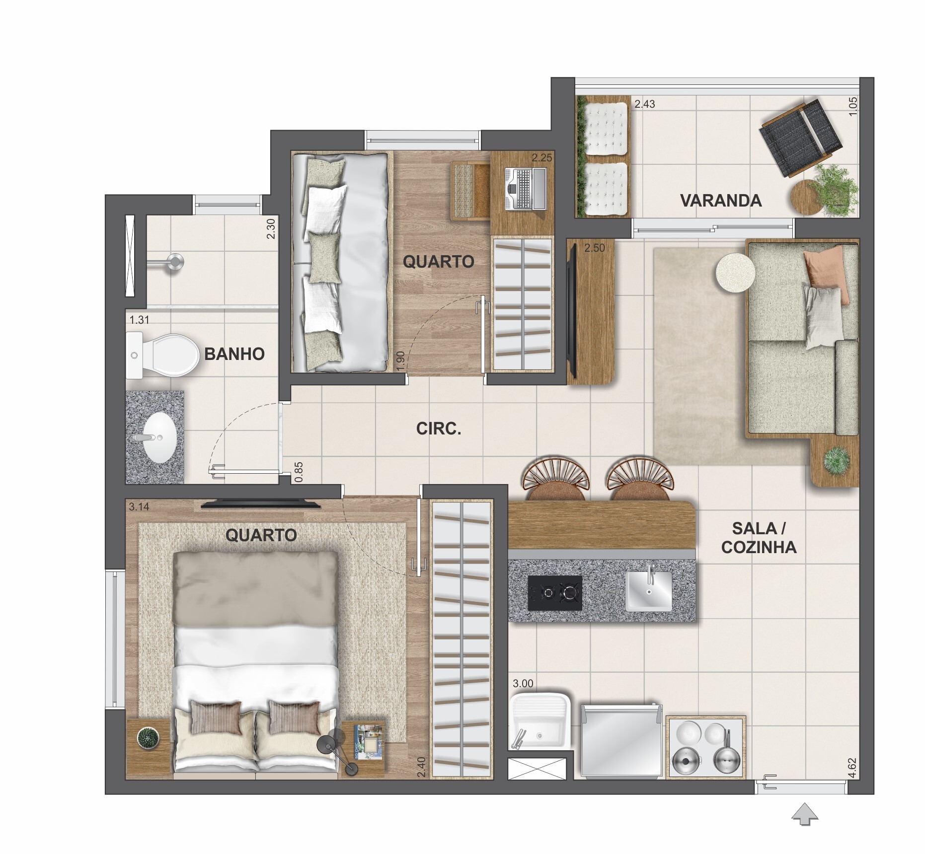 BeOn Porto Residencial - Riva RJ