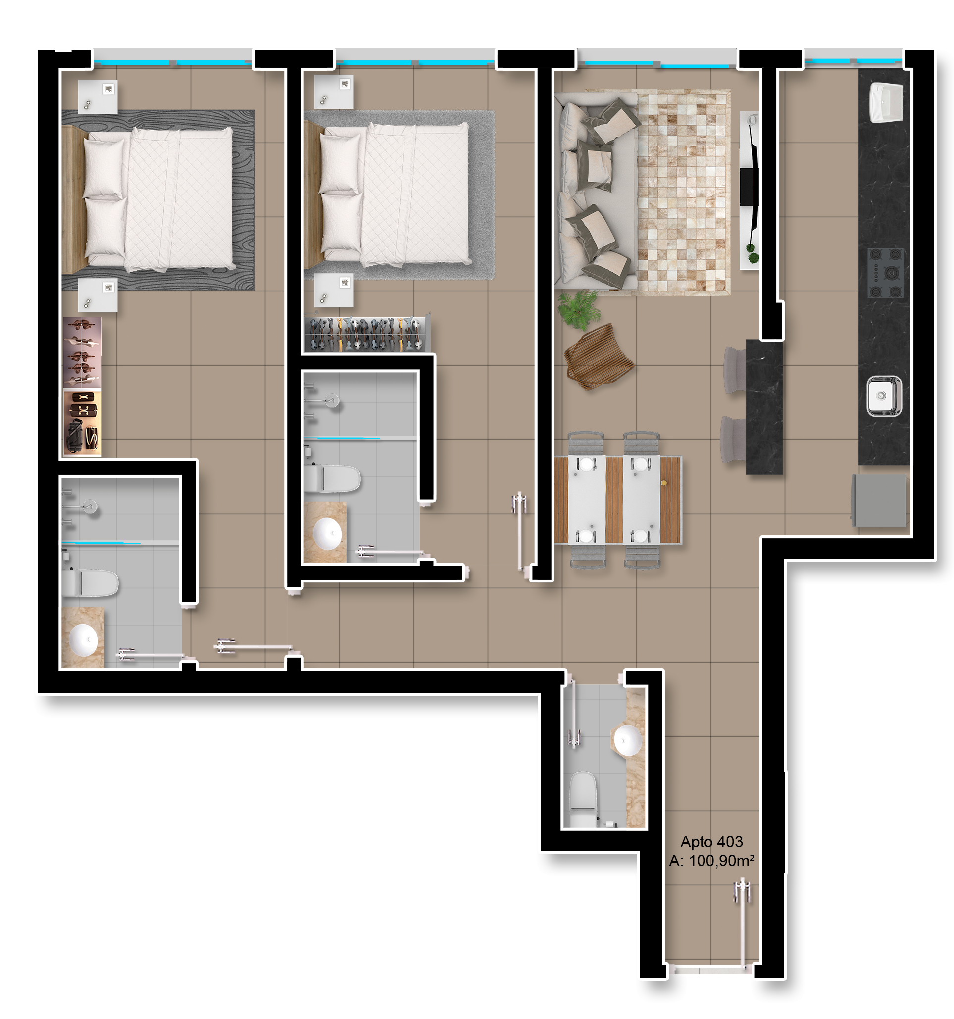 Del Paine - Nazale RS Litoral Del Paine - Nazale RS Litoral