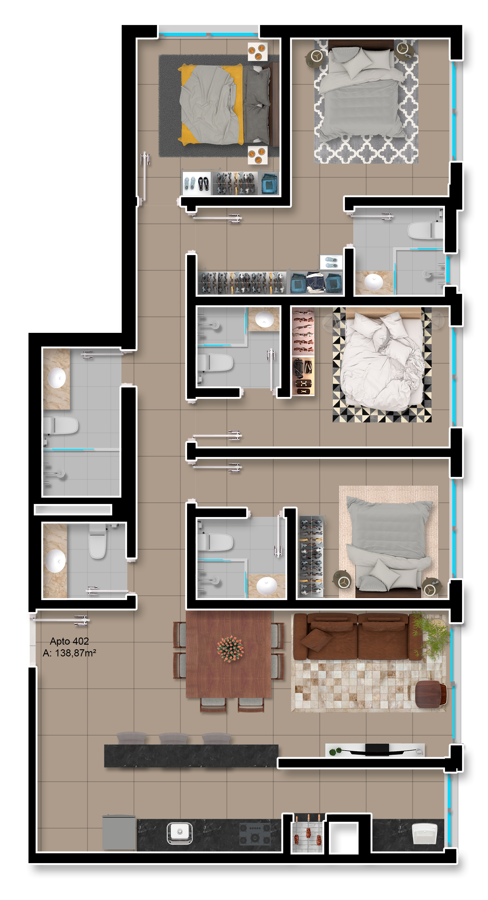 Del Paine - Nazale RS Litoral Del Paine - Nazale RS Litoral