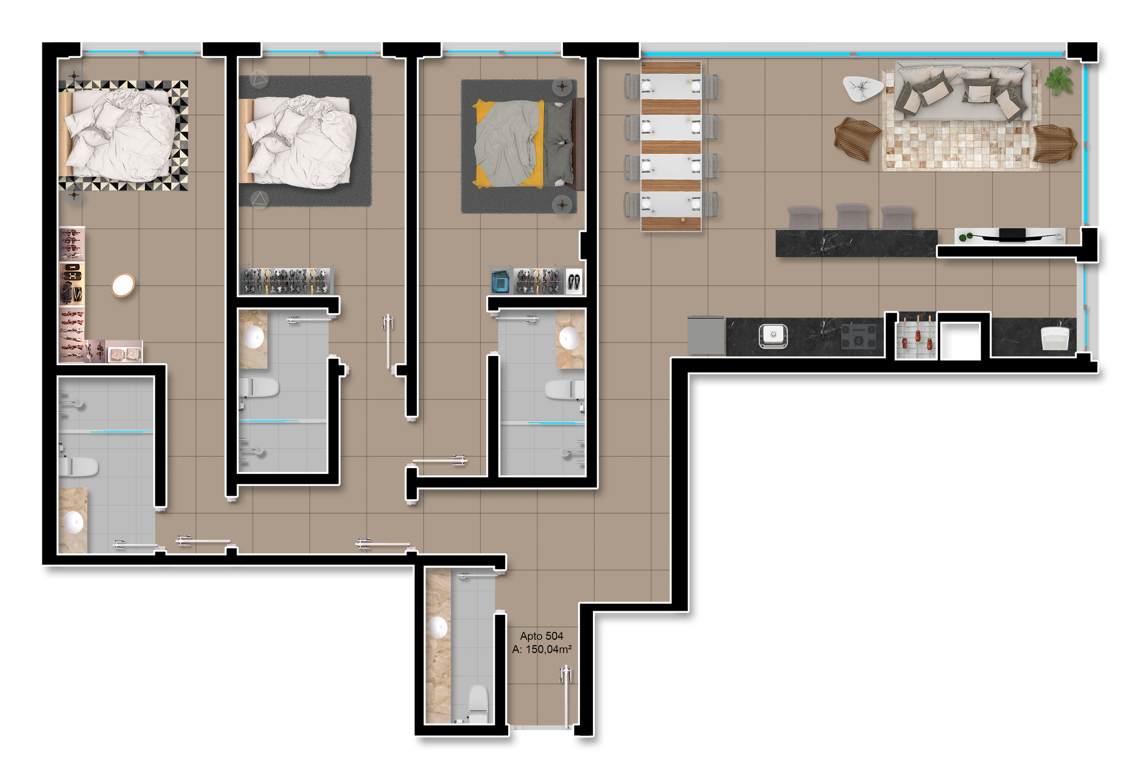 Del Paine - Nazale RS Litoral Del Paine - Nazale RS Litoral