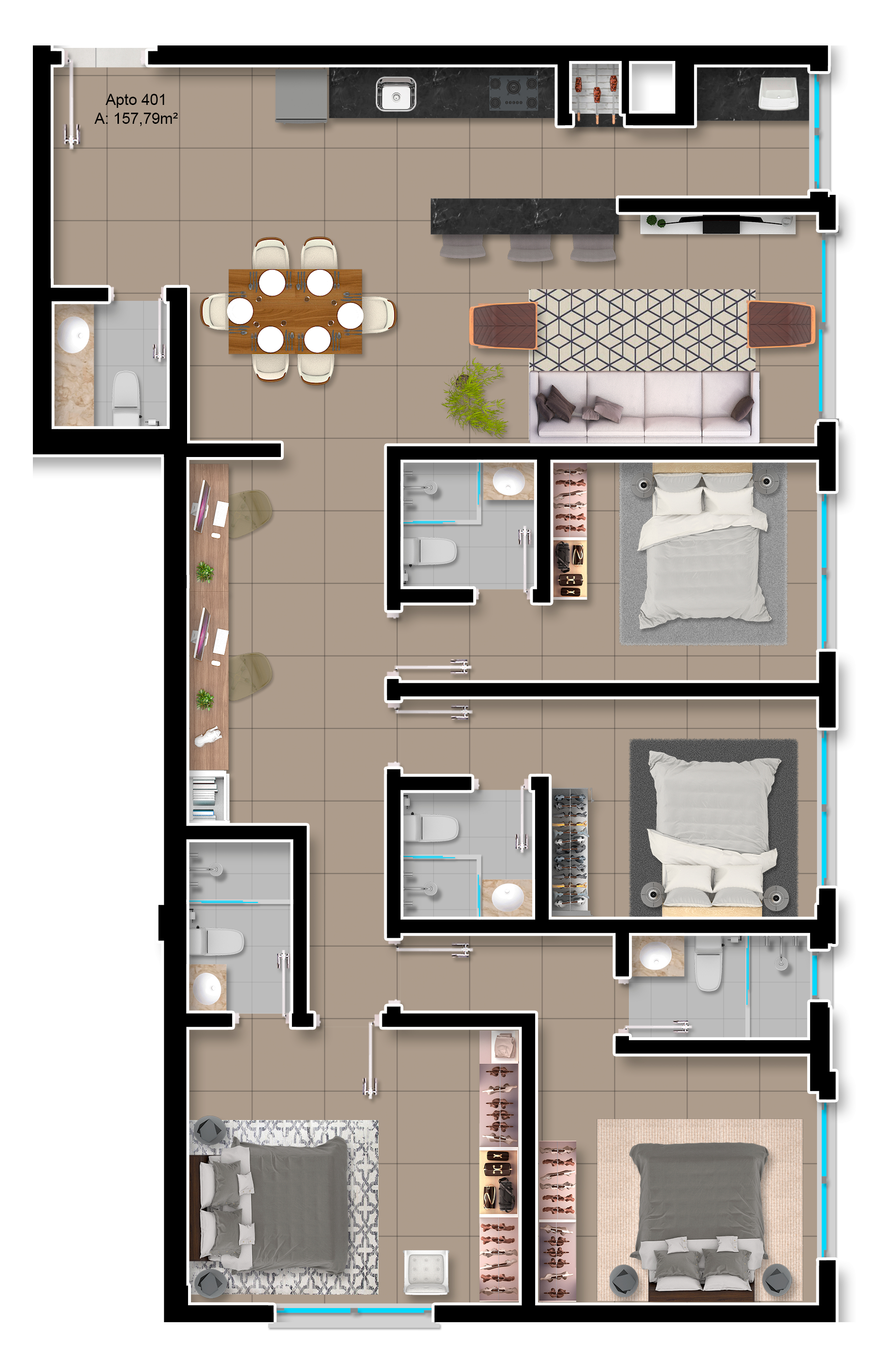 Del Paine - Nazale RS Litoral Del Paine - Nazale RS Litoral