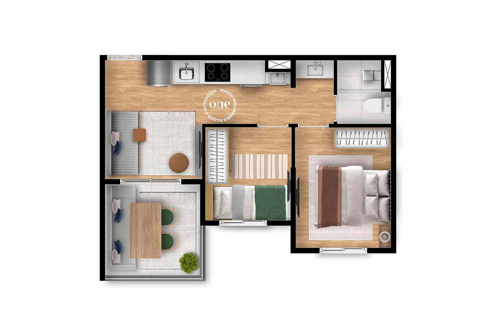 My One Estação Conceição - Residencial