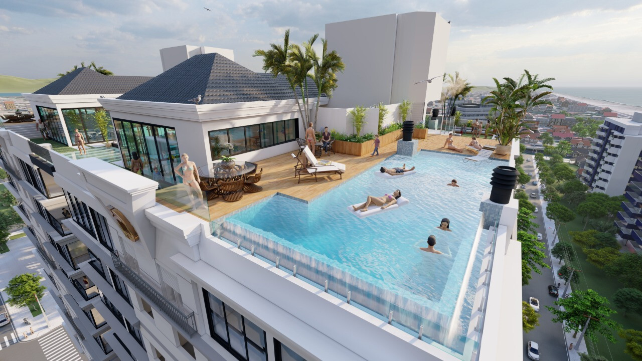 Residencial Multifamiliar de 1 quarto, 90m² no bairro Zona Nova, em Capão da Canoa | Eu Corretor