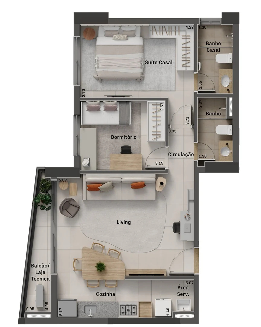 Alameda Areião - Terral