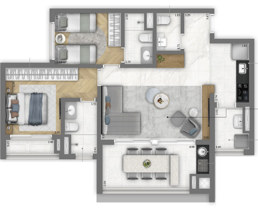 Trinity Vila Clementino Home - MPD SP