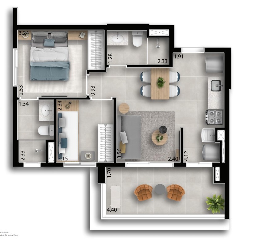 Apartamento, 1 quarto, 25 m² - Foto 17