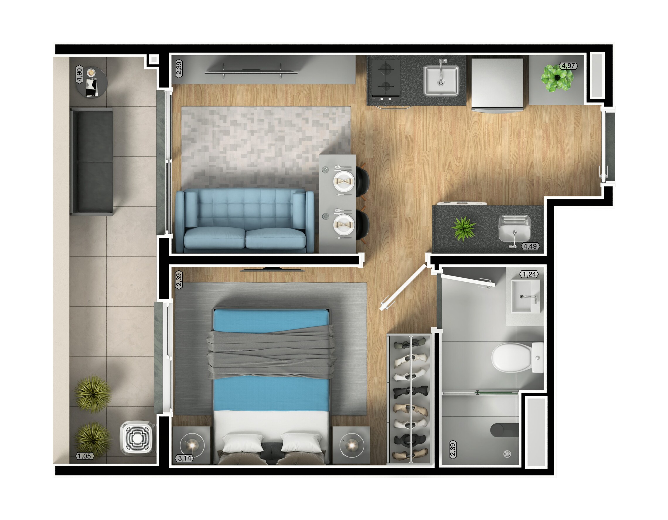 myID Guilhermina - Residencial