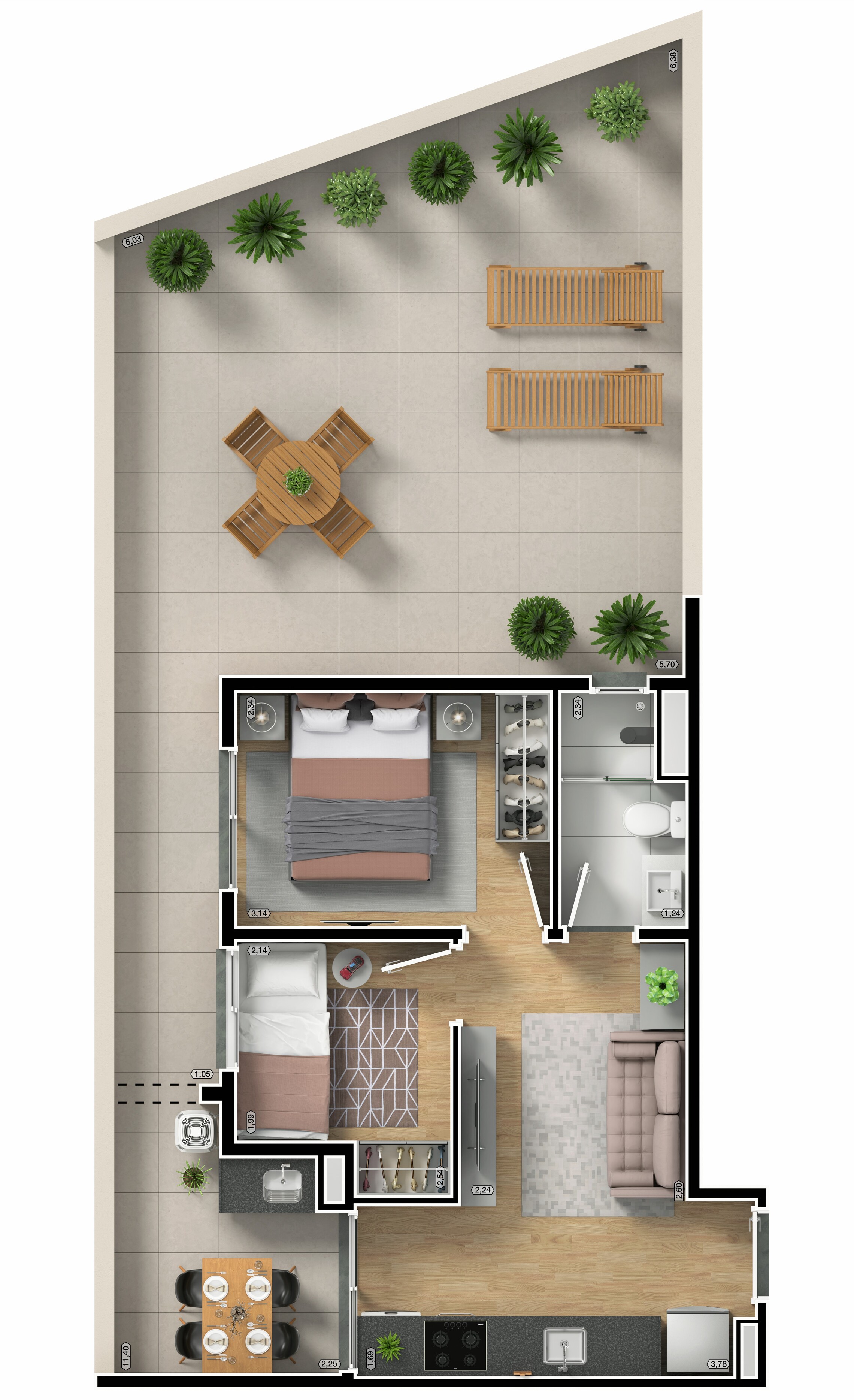 myID Guilhermina - Residencial