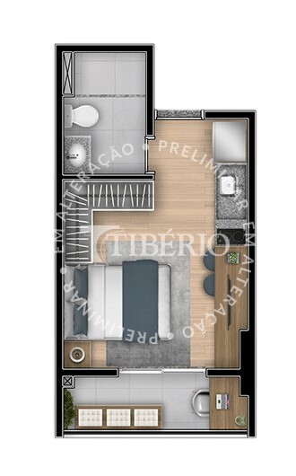 Studio à venda com 1 quarto, 1 banheiro e 22m² no Alto da Boa Vista, São Paulo (SP) — foto 2 de 13