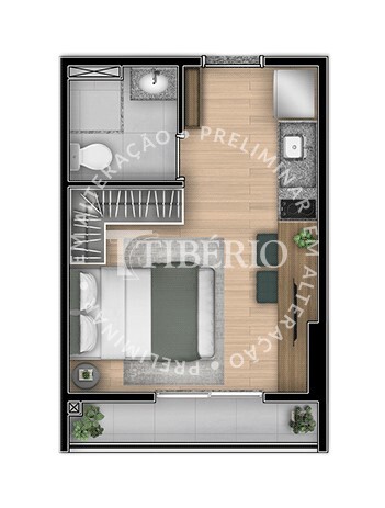 Studio à venda com 1 quarto, 1 banheiro e 22m² no Alto da Boa Vista, São Paulo (SP) — foto 3 de 13
