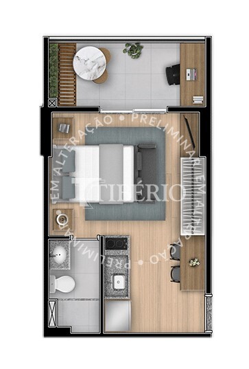 Studio à venda com 1 quarto, 1 banheiro e 22m² no Alto da Boa Vista, São Paulo (SP) — foto 5 de 13