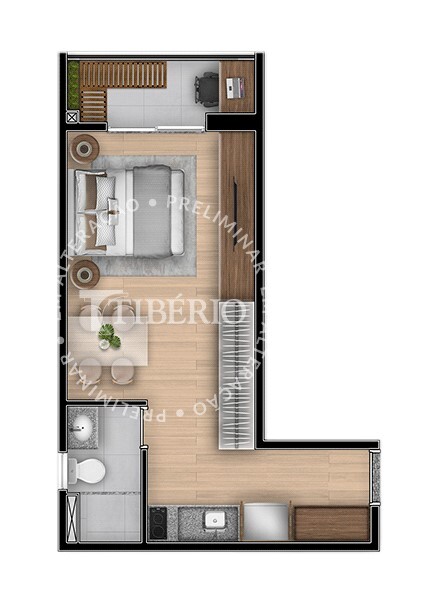 Studio à venda com 1 quarto, 1 banheiro e 22m² no Alto da Boa Vista, São Paulo (SP) — foto 9 de 13