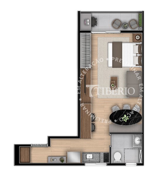 Studio à venda com 1 quarto, 1 banheiro e 22m² no Alto da Boa Vista, São Paulo (SP) — foto 12 de 13