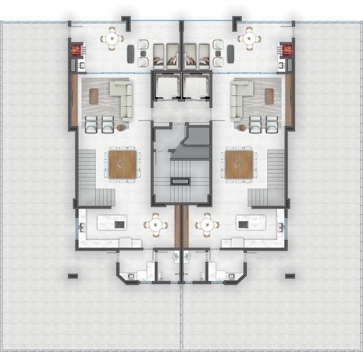 Pavimento duplex - superior