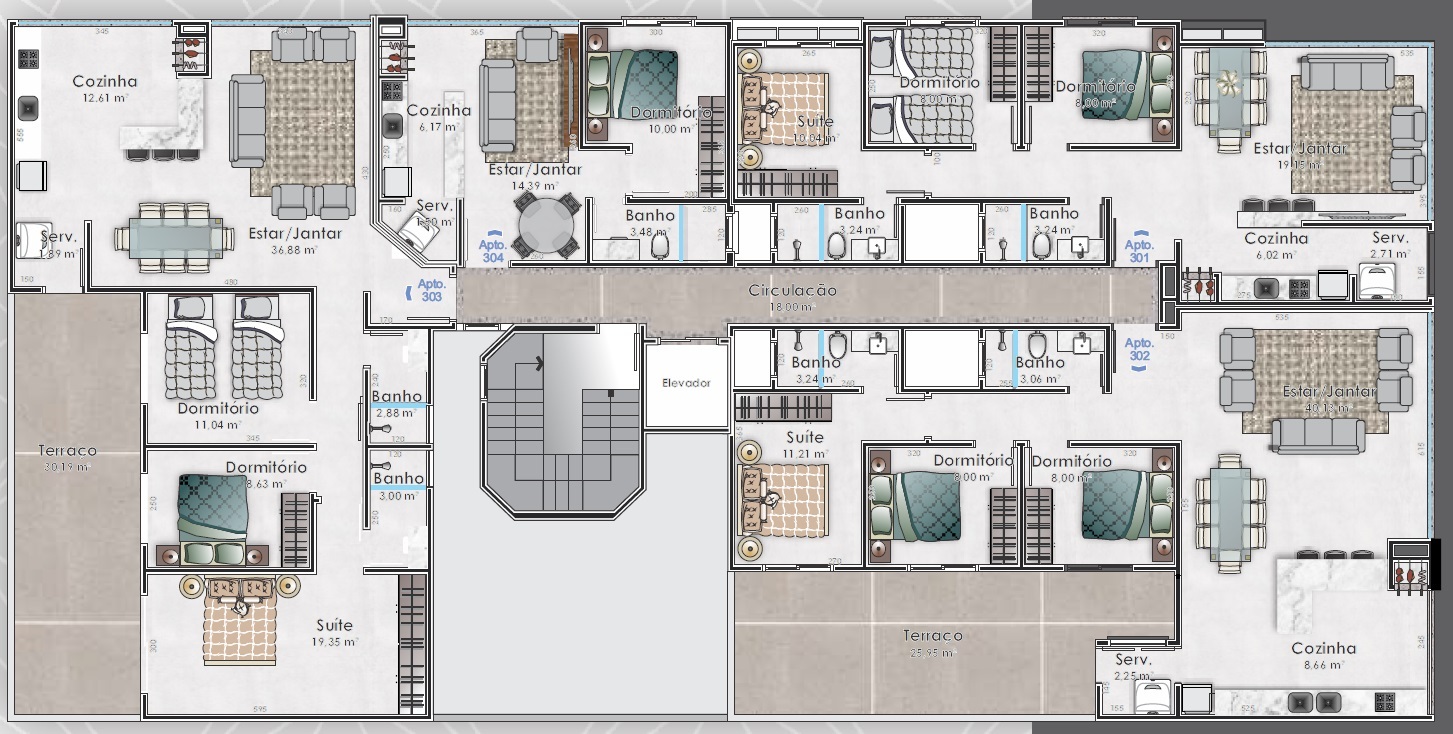 Turquesa - Safira Construtora