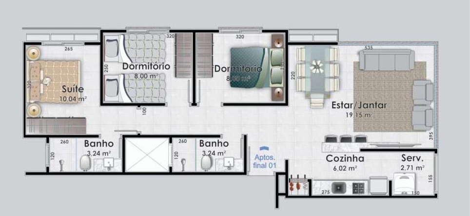 Turquesa - Safira Construtora