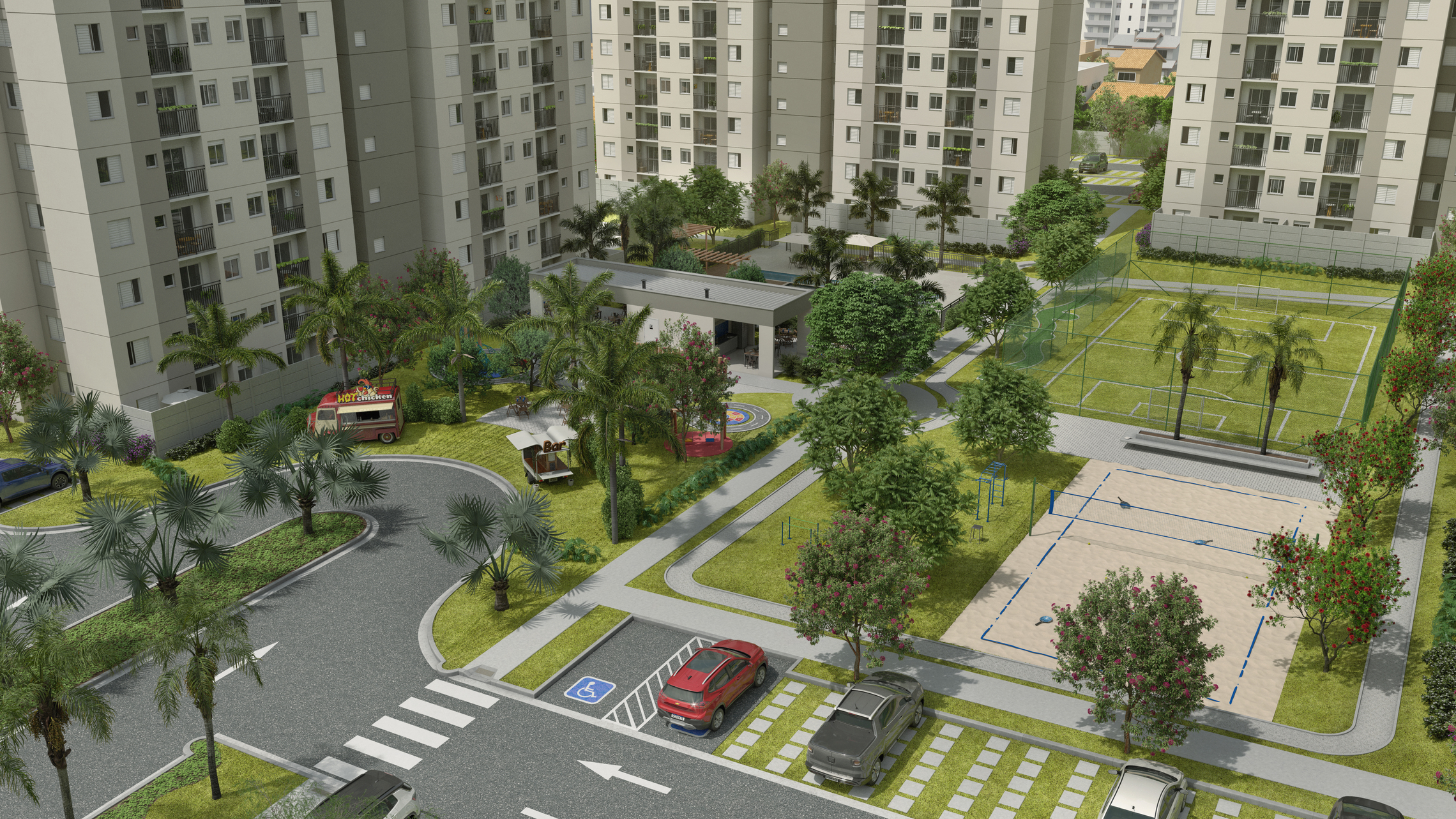 Residencial Multifamiliar de 1 quarto, 40m² no bairro Residencial Real Parque Sumaré, em Sumaré | Eu Corretor