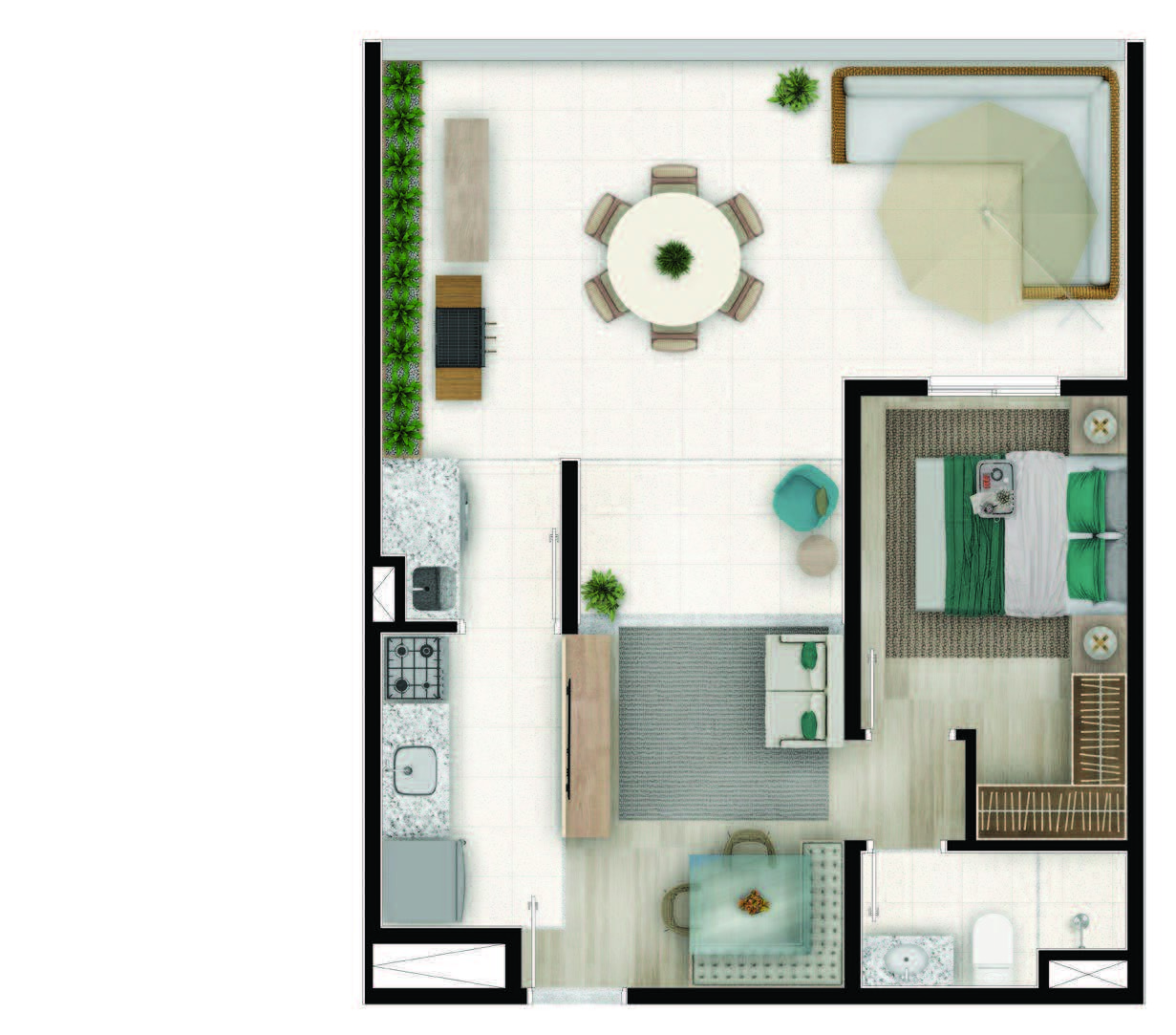 Apartamento, 2 quartos, 50 m² - Foto 19