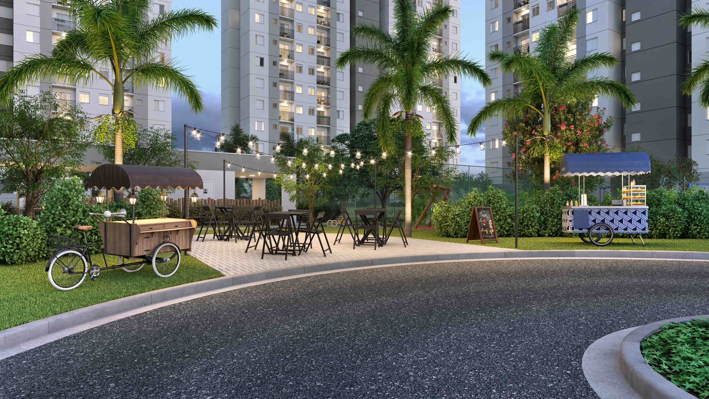 Residencial Multifamiliar de 1 quarto, 40m² no bairro Residencial Real Parque Sumaré, em Sumaré | Eu Corretor