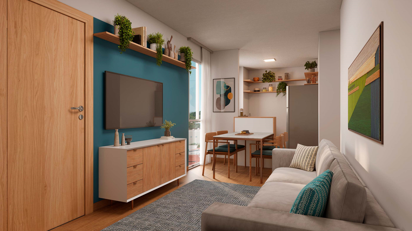 Cores do Poente - MRV SP Interior