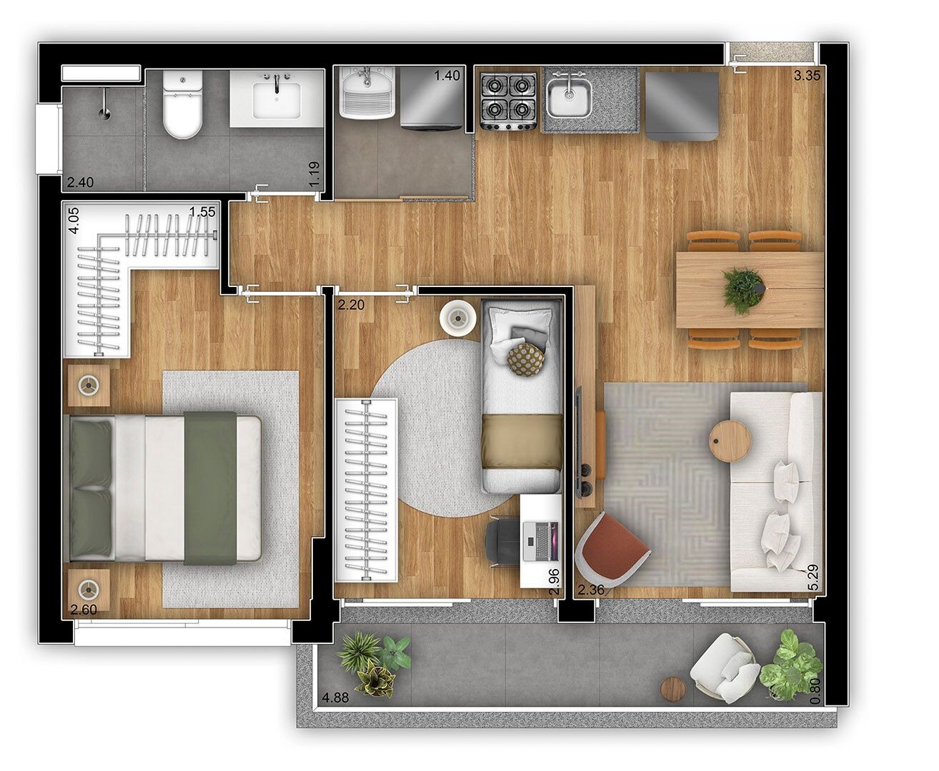 My Place Jardim Botânico by Helbor - Fase 2 My Place Jardim Botânico by Helbor - Fase 2