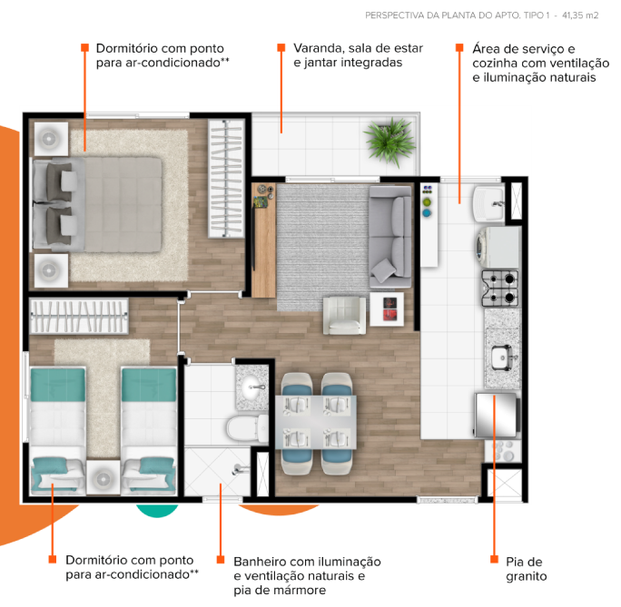 Viva e Realize Jardim Garcia 4 - RDZ Empreendimentos