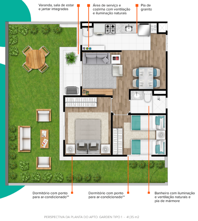 Viva e Realize Jardim Garcia 4 - RDZ Empreendimentos