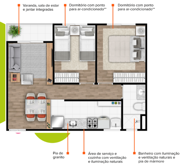 Viva e Realize Jardim Garcia 4 - RDZ Empreendimentos