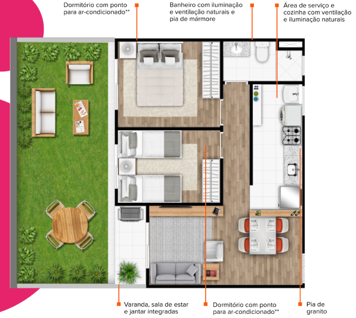 Viva e Realize Jardim Garcia 4 - RDZ Empreendimentos