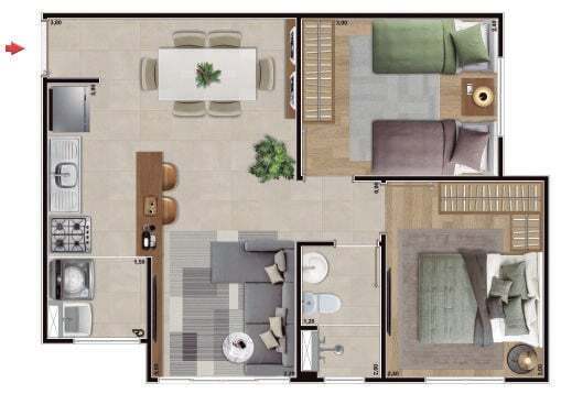 Olinda Ellis Residencial Jerivá - Fase 3 Olinda Ellis Residencial Jerivá - Fase 3