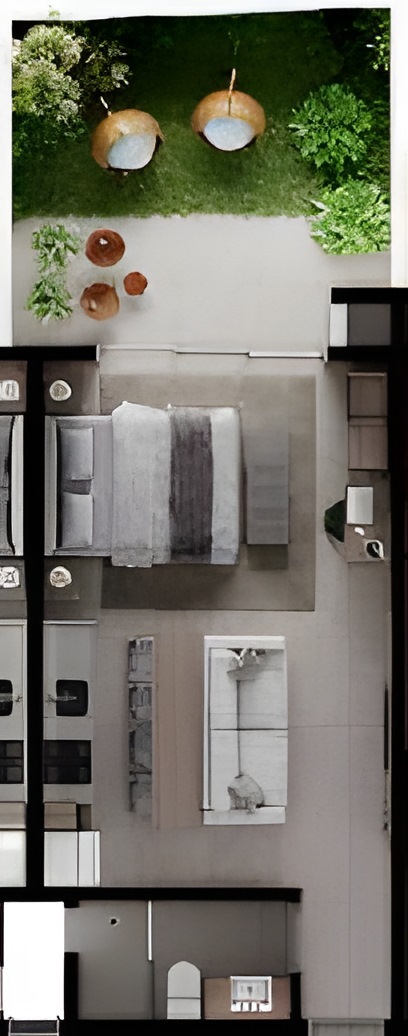 Planta 11 - 1 dorm 48,98m² - garden